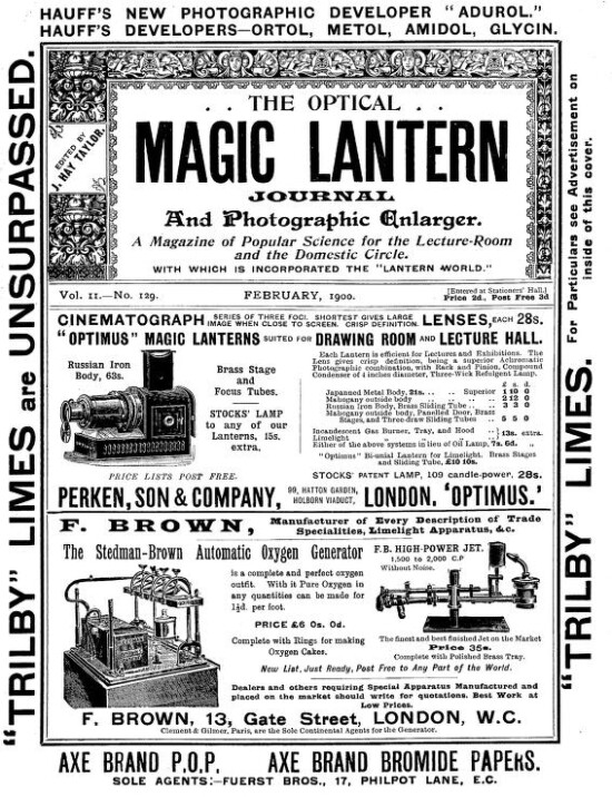 optimus magic lantern projector